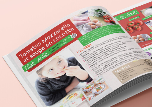 Recette tomates mozzarella et sauge en cocotte