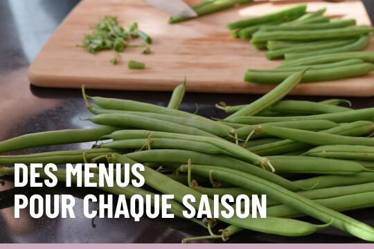 Recette diabète légumes de saison