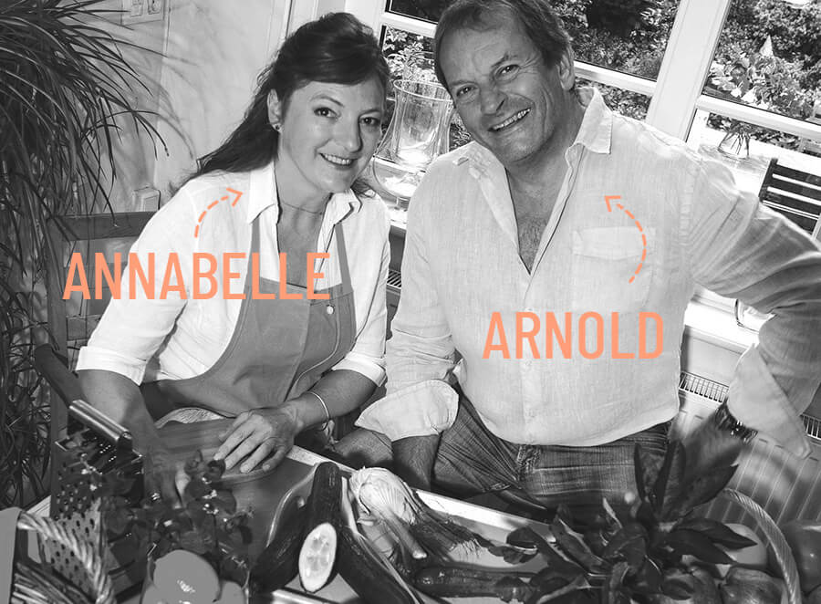 La cuisine des légumes frais d'Arnold et Annabelle