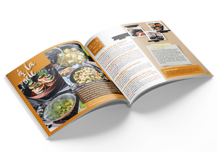 Livre de cuisine illustré et simple